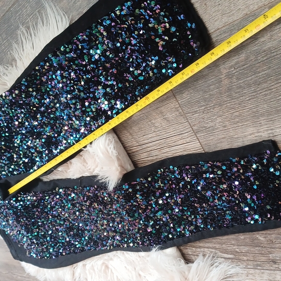 Sparkly sequined jeans - Picture 6 of 16